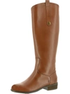 ARRAY DERBY WOMENS LEATHER KNEE-HIGH RIDING BOOTS