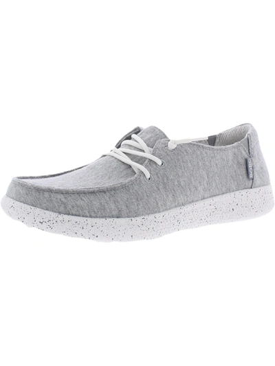 Bobs From Skechers Beach Camp Womens Knit Lifestyle Casual And Fashion Sneakers In Grey