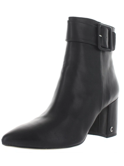 Circus By Sam Edelman Hardee Womens Solid Booties Ankle Boots In Black