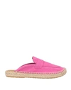 ABARCA ABARCA WOMAN ESPADRILLES FUCHSIA SIZE 6 LEATHER