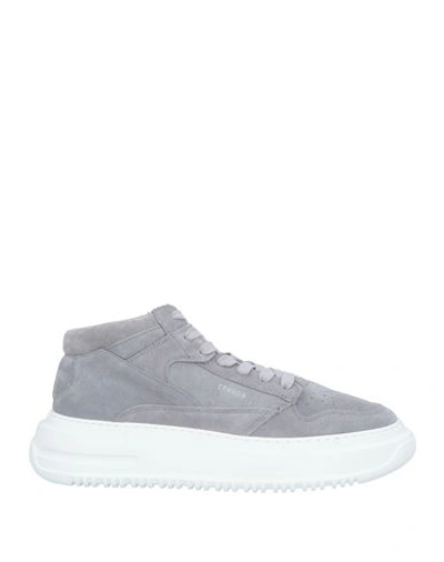 Copenhagen Shoes Man Sneakers Grey Size 8 Leather