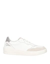 NEVVER NEVVER MAN SNEAKERS WHITE SIZE 8 LEATHER