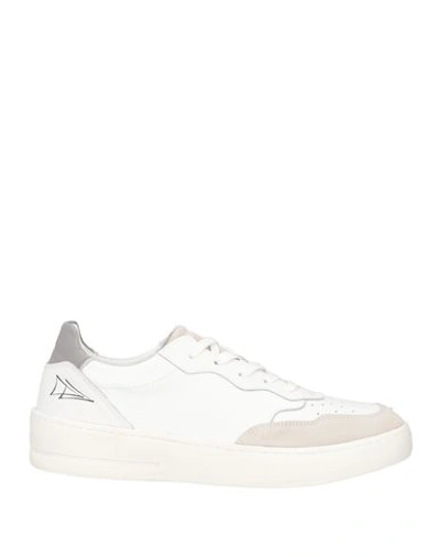 Nevver Man Sneakers White Size 8 Leather