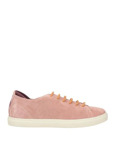 Levius Woman Sneakers Pastel Pink Size 9 Cow Leather