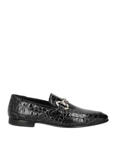 Mich E Simon Man Loafers Grey Size 9 Leather In Grey