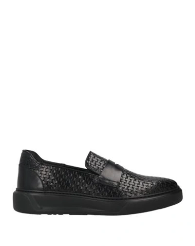 Giovanni Conti Man Loafers Black Size 8 Leather