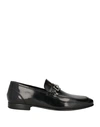 Giovanni Conti Man Loafers Black Size 9 Leather
