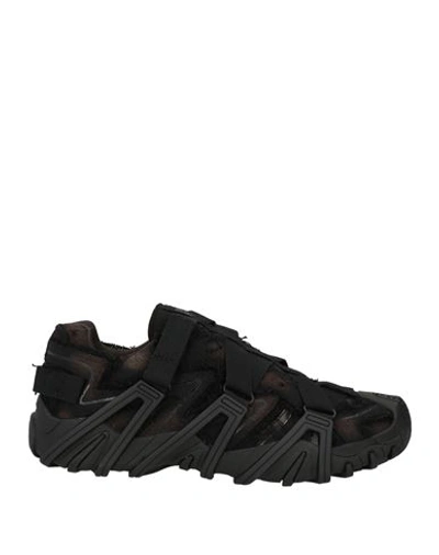 Diesel Man Sneakers Black Size 10 Textile Fibers