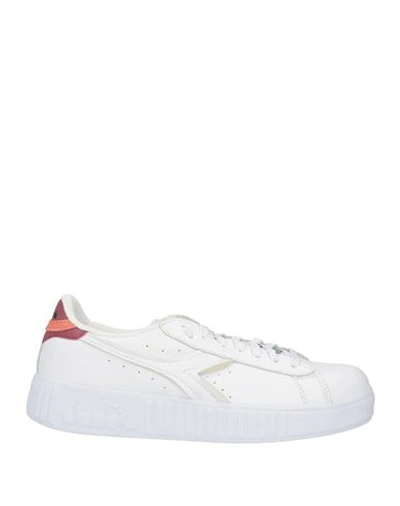 Diadora Woman Sneakers White Size 5.5 Leather