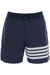 THOM BROWNE THOM BROWNE 4 BAR SHORTS IN ULTRA LIGHT RIPSTOP