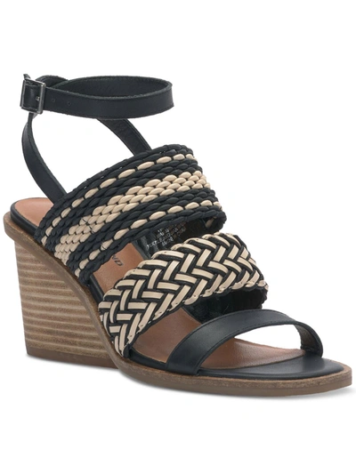 Lucky Brand Womens Woven Buckle Ankle Strap In Multi
