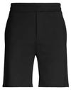 Kiefermann Man Shorts & Bermuda Shorts Black Size S Modal, Elastane, Polyamide