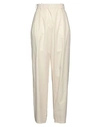 Joseph Woman Pants Beige Size 10 Cotton