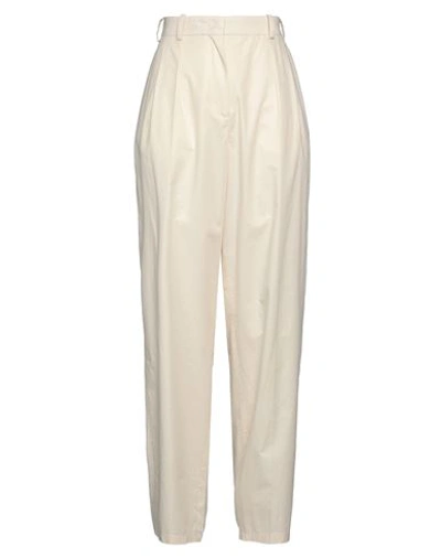 Joseph Woman Pants Beige Size 10 Cotton