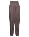 Joseph Woman Pants Dove Grey Size 6 Cotton