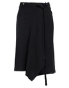Sophie Deloudi Woman Midi Skirt Black Size 3 Cotton