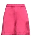 The Nina Studio Woman Shorts & Bermuda Shorts Fuchsia Size 6 Polyester In Pink