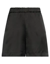 The Nina Studio Woman Shorts & Bermuda Shorts Black Size 6 Polyester