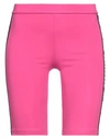 Dsquared2 Woman Leggings Fuchsia Size 10 Cotton, Elastane In Pink