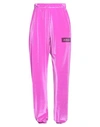 Amen Woman Pants Fuchsia Size M Polyester, Elastane, Glass, Polyethylene In Pink