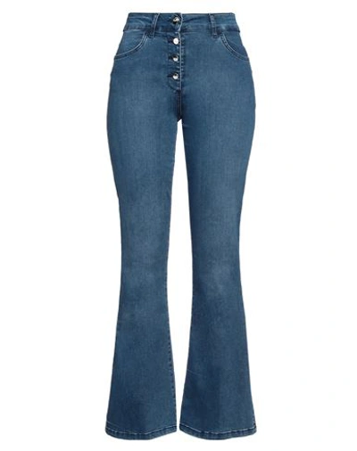 Liu •jo Woman Jeans Blue Size 27 Cotton, Polyester, Elastane