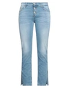 Liu •jo Woman Jeans Blue Size 30w-29l Cotton, Elastane In Blue