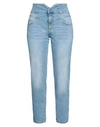 Liu •jo Woman Jeans Blue Size 28 Cotton, Elastane In Blue