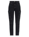 Pinko Woman Denim Pants Black Size 27 Cotton In Black