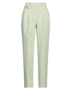 SELECTED FEMME SELECTED FEMME WOMAN PANTS LIGHT GREEN SIZE 6 RECYCLED POLYESTER, POLYESTER, VISCOSE, ELASTANE