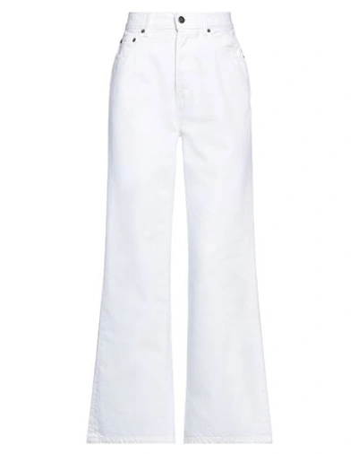 Rouje Woman Denim Pants White Size 29 Cotton