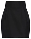 Alexandre Vauthier Woman Mini Skirt Black Size 2 Wool