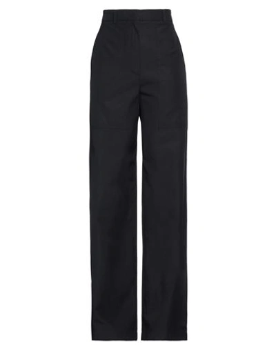 Max Mara Studio Woman Pants Black Size 6 Cotton