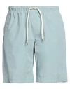 Ps By Paul Smith Ps Paul Smith Man Shorts & Bermuda Shorts Light Blue Size M Organic Cotton
