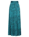 GOLDEN GOOSE GOLDEN GOOSE WOMAN MAXI SKIRT TURQUOISE SIZE 4 POLYESTER