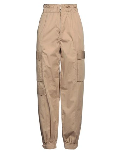 Sandro Woman Pants Sand Size 10 Cotton In Beige