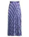 Sandro Woman Midi Skirt Purple Size 10 Polyester In Purple