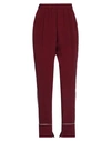 Golden Goose Woman Pants Burgundy Size S Wool In Red