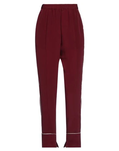 Golden Goose Woman Pants Burgundy Size S Wool In Red