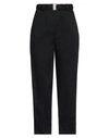 Victoria C. Woman Pants Black Size 2 Cotton, Polyamide, Elastane