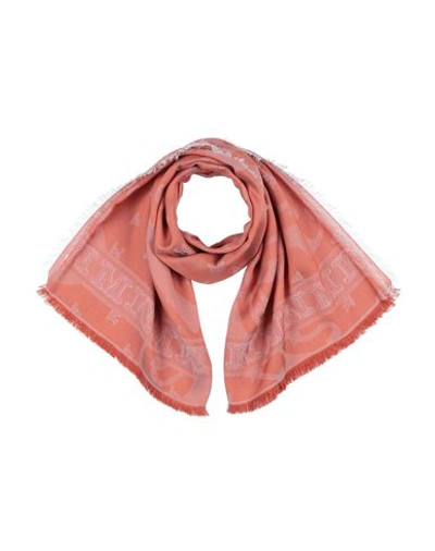 Max Mara Woman Scarf Rust Size - Silk, Cotton In Red