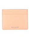 MAISON KITSUNÉ MAISON KITSUNÉ WOMAN DOCUMENT HOLDER SALMON PINK SIZE - COWHIDE