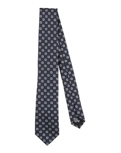 Giorgio Armani Man Ties & Bow Ties Midnight Blue Size - Silk