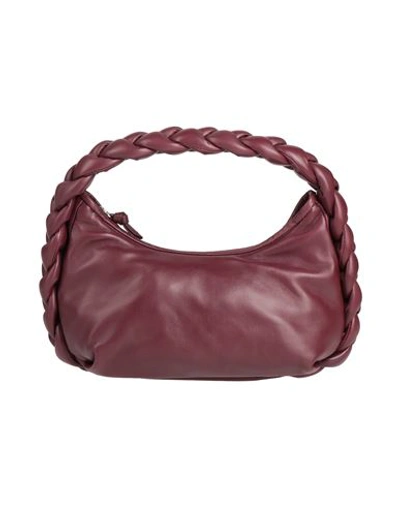 Hereu Woman Handbag Burgundy Size - Soft Leather In Red