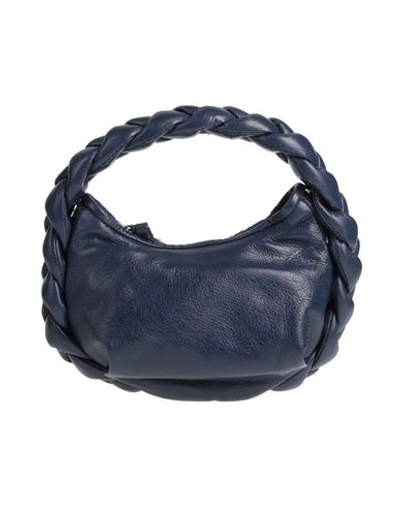 Hereu Woman Handbag Navy Blue Size - Soft Leather