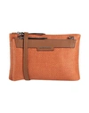 Gianni Notaro Woman Cross-body Bag Orange Size - Leather, Textile Fibers
