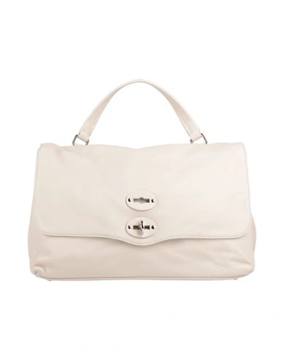 Zanellato Woman Handbag Light Grey Size - Leather