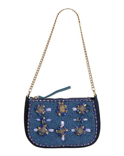 Maliparmi Malìparmi Woman Handbag Blue Size - Leather