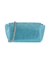 Gedebe Woman Cross-body Bag Azure Size - Textile Fibers In Blue