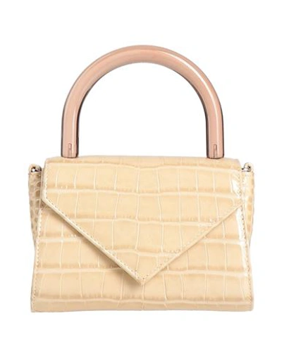 Gedebe Woman Handbag Beige Size - Calfskin