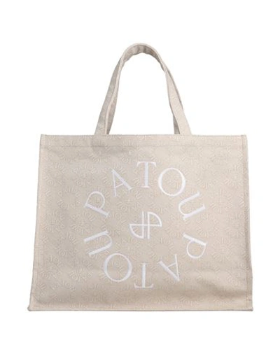 Patou Logo-print Tote Bag In White